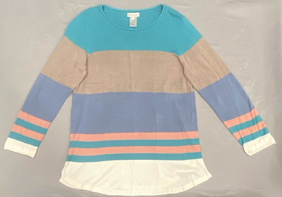 Multiples Womens Sweater Pullover S Multicolor Ra… - image 1