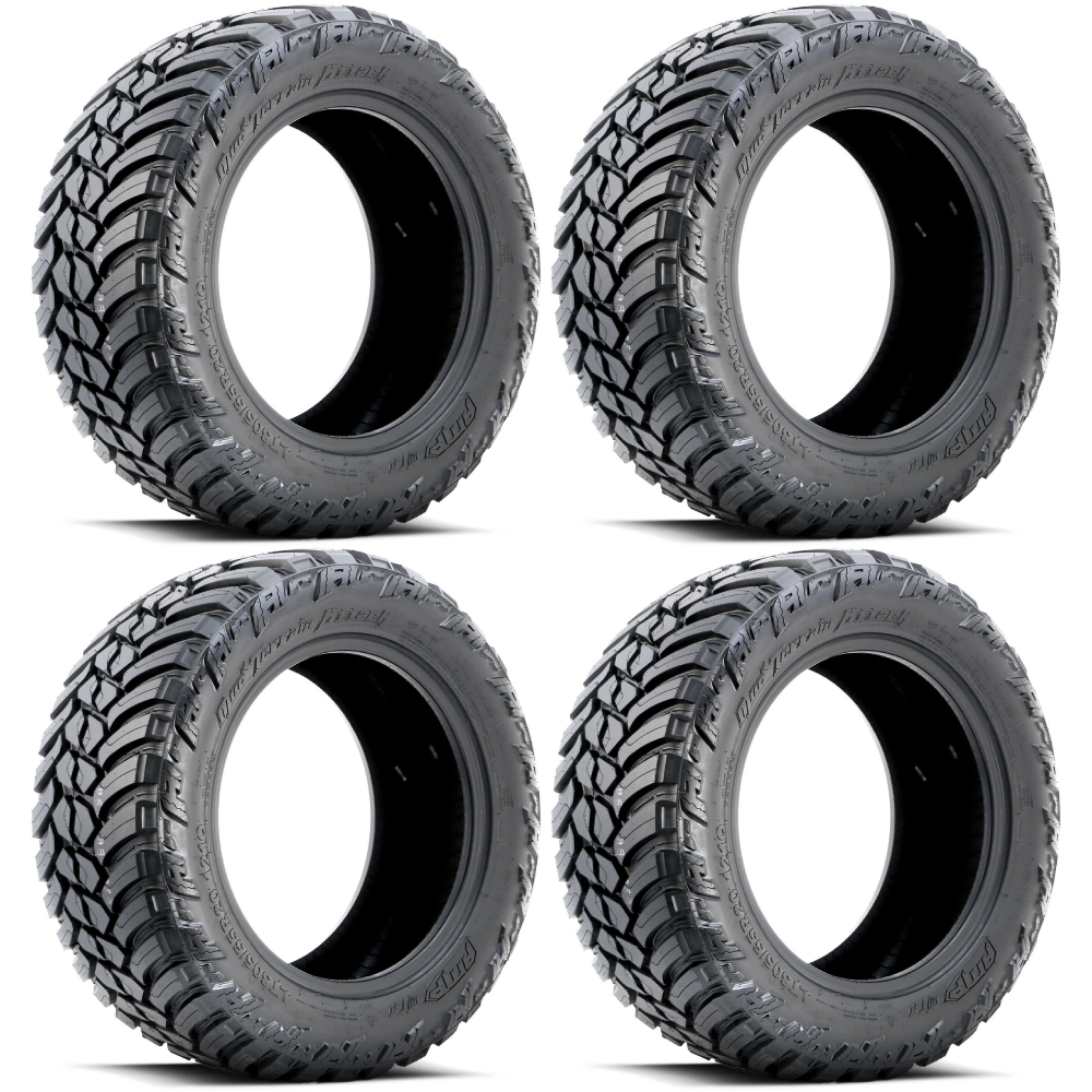 Amp Tires 35135026AMP/CM2F Set of 4 35X13.50R26 Mud Terrain Attack M/T