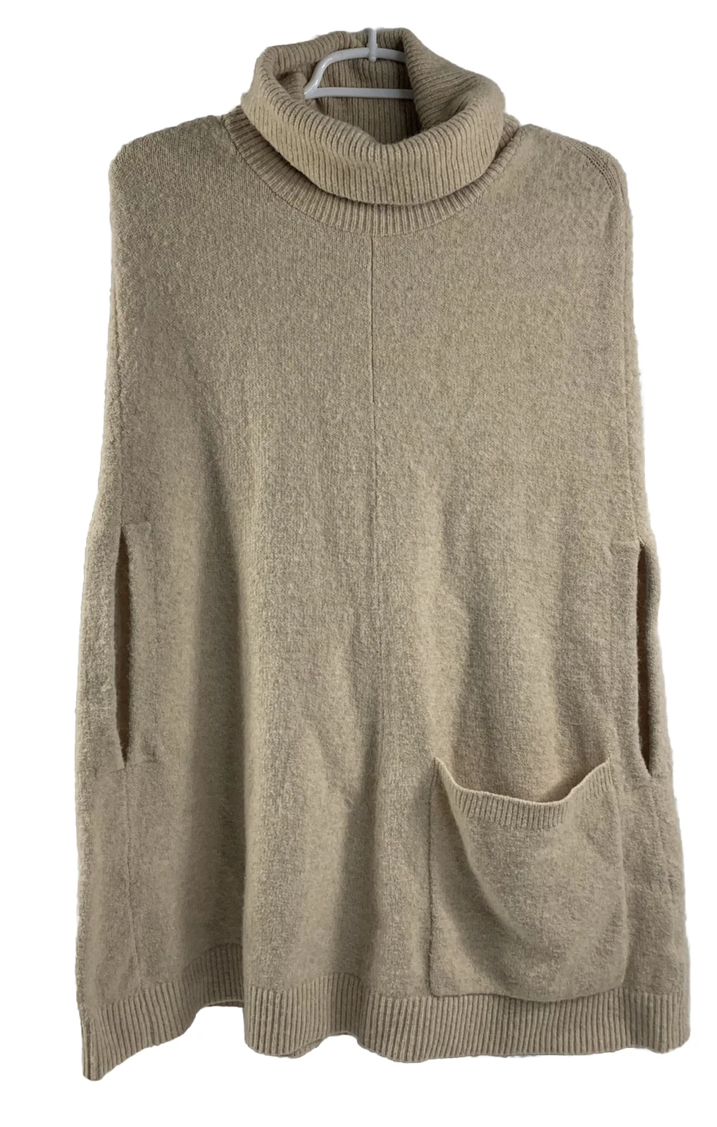 Antonio Melani Womens Sweater Poncho Sleeveless Sz S Wool / Alpaca Lagenlook