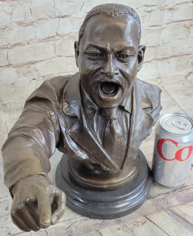 Figura Escultura Bronce Ministro Bautista Martin Luther King Jr Edición Coleccionista Foto 2 de 4