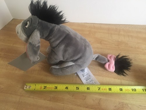 Disney Store "Eeyore" - 7 Zoll Mini Sitzsack Plüsch - NEU mit Etikett - Bild 7 von 10