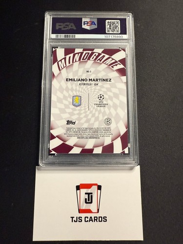 Emiliano Martinez - PSA 10 - Mindgame - Topps UCC 2024/25 - Bild 2 von 2