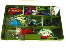 39 Fresh Water Lures + in a 3600 Box & extras new ready to fish Free Ship  # r7