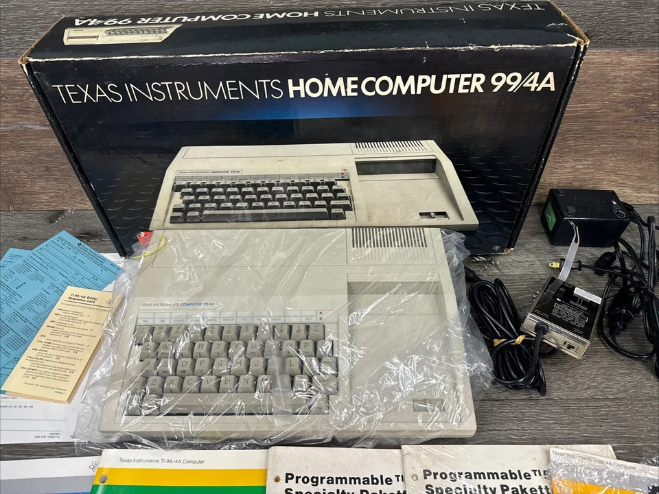 Vintage Texas Instruments TI 99/4A Home Computer In Box - Image 2 of 4