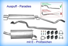Abgasanlage ab Kat Auspuff für Opel Astra H 1.6 Caravan 77KW L35 bis 07/2005+Kit