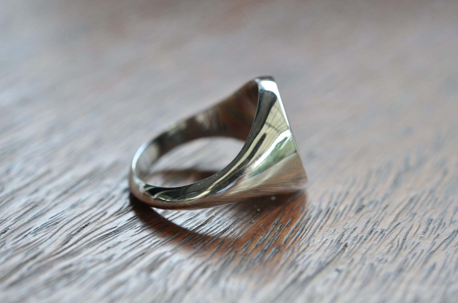 Silver signet ring Sterling silver statement men signet ring size10.5 Pinky ring