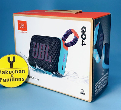JBL GO 4 Funky Black Portable Wireless Speaker Bluetooth