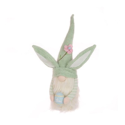 Mint Green Bunny Gonk Gnome Figure With Easter Egg 52cm/20 Inches Tall