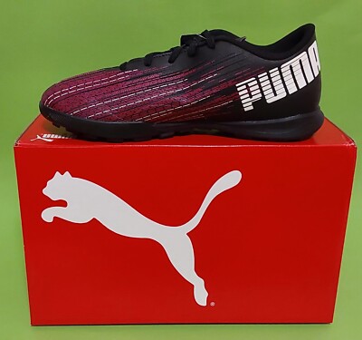    PUMA-ULTRA-4.1 TT Jr. BLACK-LUMINOUS PINK-WHITE ( 106103 05) GRÖßE 37 NEU 