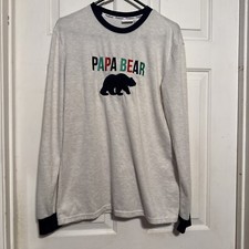 Dear formals cozy comfort PJ top men  s Papa bear