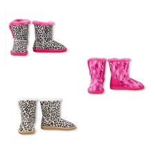 New Toddler Youth Girls Print Chalet Winter Boots Shoes SZ 7 8 9 10 11 12 13 1 2
