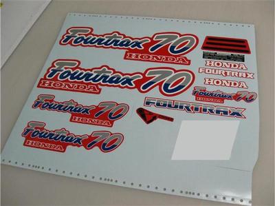 1987 DECALS STICKERS TRX70 TRX 70 FOURTRAX 4 WHEELER | eBay