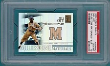 2002 Topps Tribute, Met Ott Game Used Bat - #MIMMO PSA 10! Giants! POP 1! HOF!
