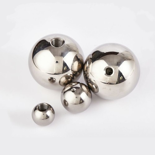 Sfera in acciaio inox 304 mezzo foro filettatura sfera in acciaio OD:15-60mm M10 M12 M14 M16 - Foto 6 di 12