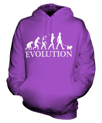 MALTESE EVOLUTION OF MAN UNISEX HOODIE MENS WOMENS LADIES DOG LOVER GIFT
