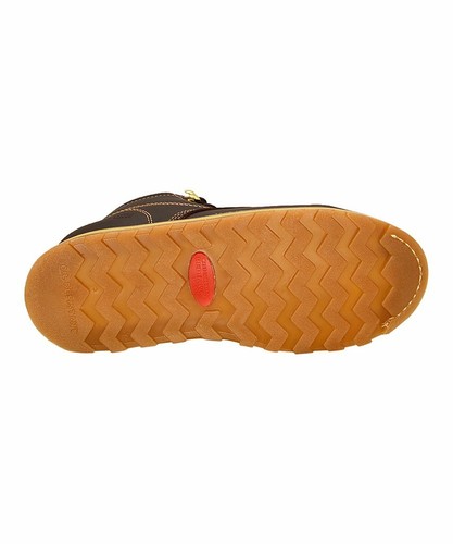 "Botas de Trabajo Borgoña para Hombre 6" Puntera Mocc Cuero WP REDHAWK 0612 Talla 6-12 (D, M) - Imagen 5 de 5