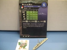 =Axis Allies War at Sea CONDITION ZEBRA Witte de With 10/40 with card=