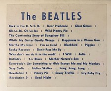 RARISSIMO "ALBUM BIANCO" BEATLES 1968 CON ADESIVO HYPE SONG TRACK - tutte le stampe