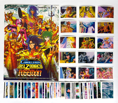 2018 SAINT SEIYA POSEIDON SAGA ALBUM + Full Set 104/104 Stickers