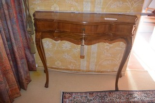 ma78# Aus Nachlass: Konsolentisch Holz mit 1 Schublade
