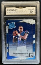 2017 Panini Donruss Optic Deshaun Watson RC Rated Rookie #195 Texans GMA 10