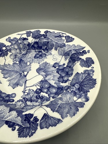 La Primula Quadrifoglio Blue Grapevine Salad Bowl Replacement Italy 8.75" - Picture 5 of 7