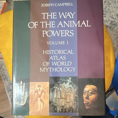 #ad Joseph Campbell Historical Atlas World Mythology Way Animal Powers 1983 Book DJ $39.95