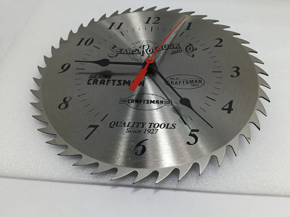 Craftsman Saw Blade Clock for sale | eBay