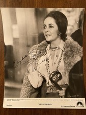 Elizabeth Taylor Signed Autographed 8x10 Photo With COA Ash Wednesday RARE