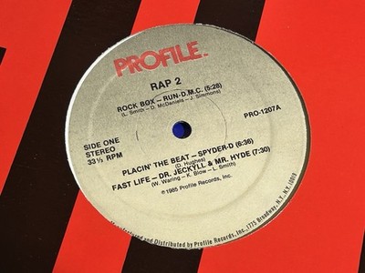 PROFILE RAP 2 12'' SPYDER D DR JECKYLL MR HYDE / PUMPKIN / KOOL KYLE / RUN DMC