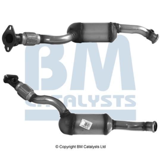Catalyseur BM91538H pour Renault évite le refus au contrôle technique