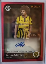 2024-25 Topps Merlin Chrome UEFA Karim Adeyem...