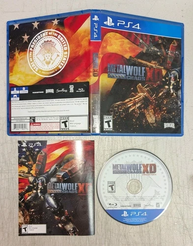 Metal Wolf Chaos XD (PlayStation 4, 2019) Complete Rare