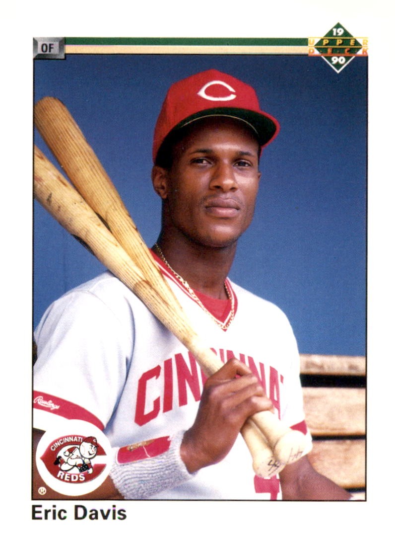 Eric Davis 1990 Upper Deck #116b Cincinnati Reds