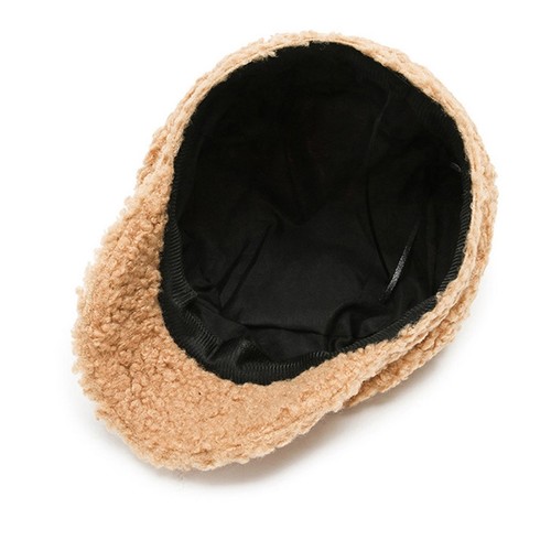 Octagonal Hat Solid Color Beret Painter Hat for Outdoor Activities Skiing Hiking - Picture 6 of 14