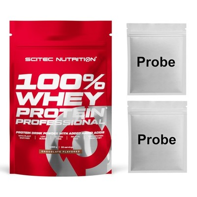 (34,99 EUR/kg) Scitec Nutrition 100% Whey Protein Professional 1000g + 2 Proben