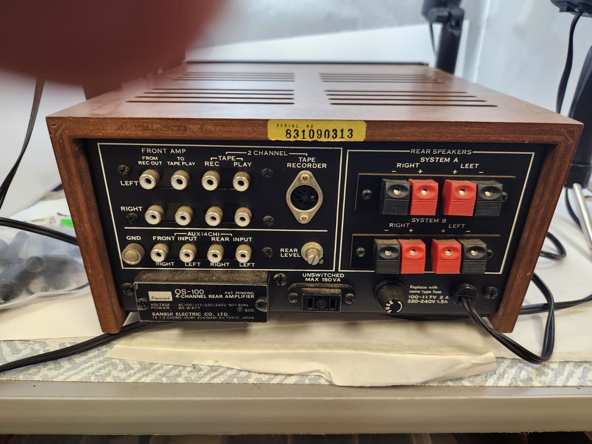 アンプ Sansui QS-100 Sansui QS-100 Vintage Quadrophonic 4 Channel Decoder Home