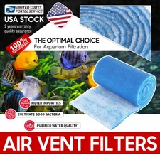 12 Feet of Blue and White Air Filter Media Roll MERV6 Polyester Media-12" Wide