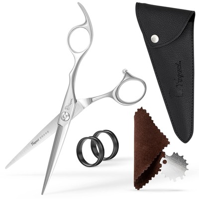 Fagaci Professional Hair Scissors 6'' - Extremely 6 inch (Pack of 1), Polished 