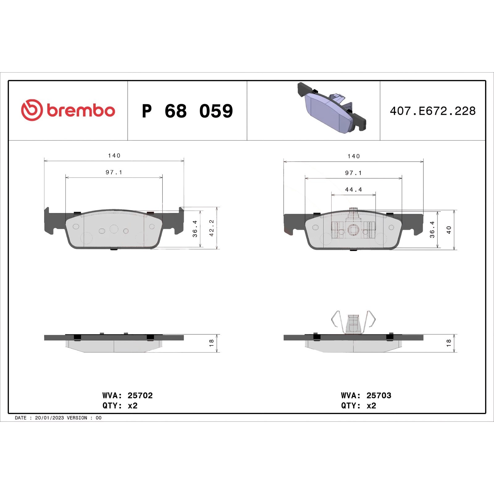 Kit Freni Ant Bosch Brembo Dacia Sandero Logan Clio Iv Smart Forfour 0986479a86 - Miniatura 5