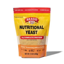 Bragg Premium Nutritional Yeast Seasoning - Vegan,Gluten Free-12 Ounce Pack of 1