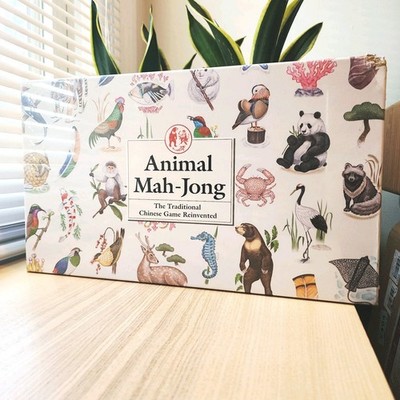 Animal Mah-Jong Chinese Tile Game Laurence King Ryuto Miyake - Read Description
