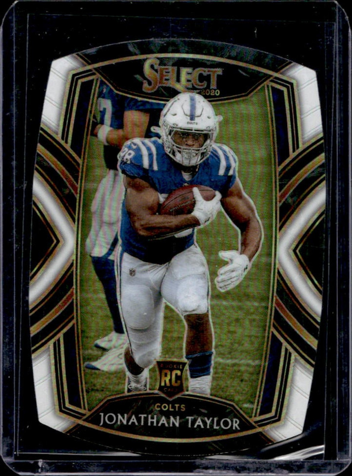 2020 Select Jonathan Taylor RC White Prizm Die Cut Rookie Club #253 Colts