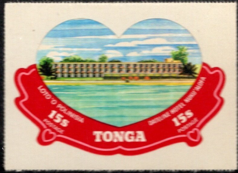 Tonga 1970s Postage STAMP 15 Seniti new SA-298
