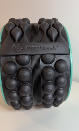 FitBeast Massage Yoga Wheel Back Roller 12” Deep Tissue Spine Relief 800lb