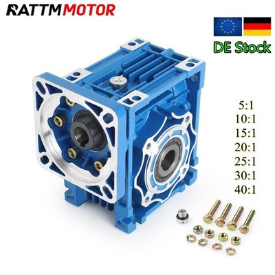 【DE】Schneckengetriebe NMRV040 Worm Gearbox 5 10 30 40:1 For Nema34 Stepper Motor