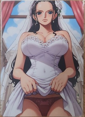 Double Sided Mature Nico Robin One Piece Card Anime Waifu Doujin ACG