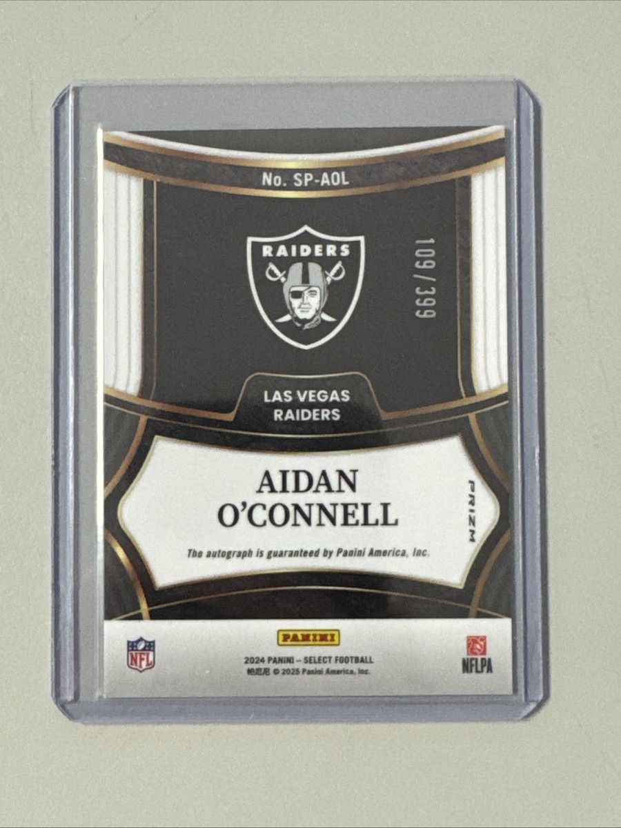 2024 Panini Select Aidan O'Connell Silver Auto /399 | eBay