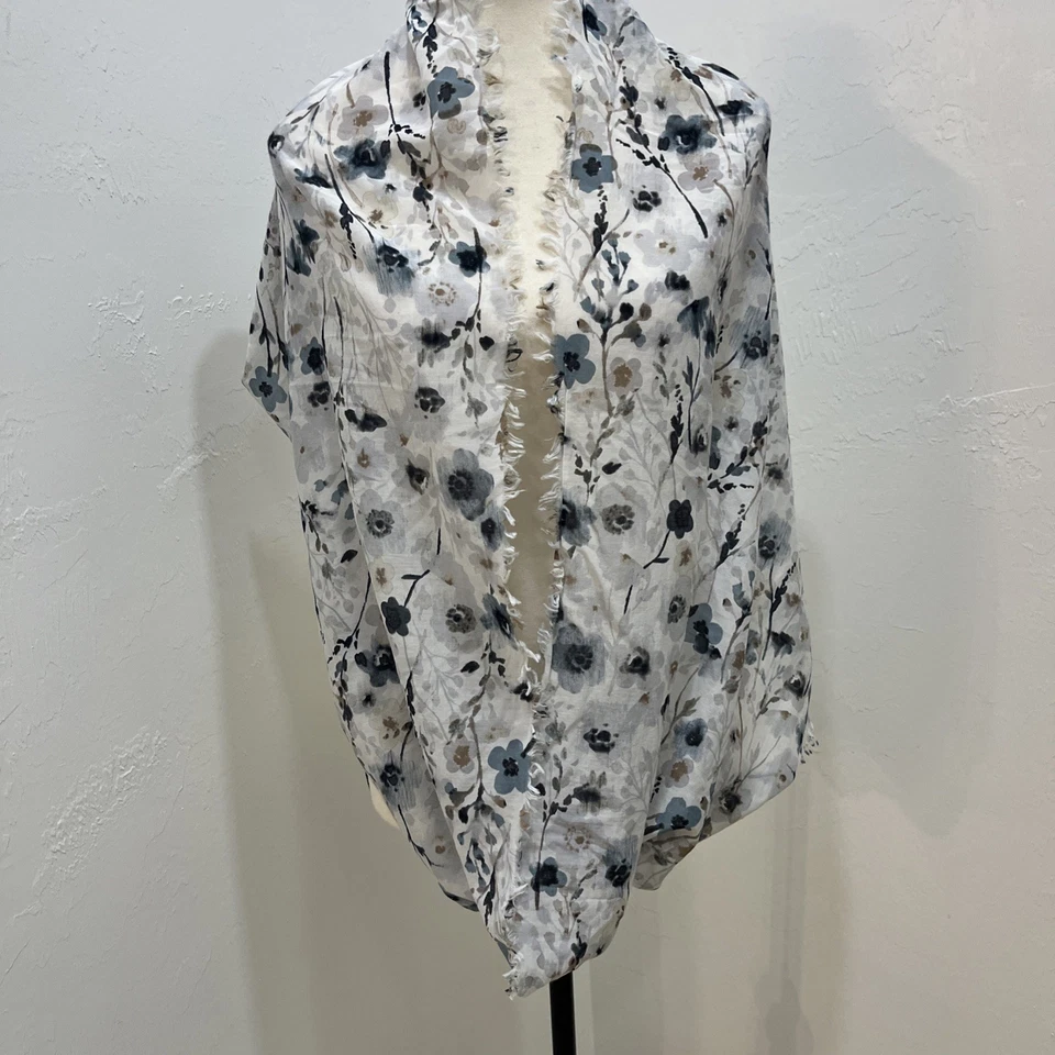 J.Jill - Bufanda infinita floral pintada Pure Jill Foto 2 de 4