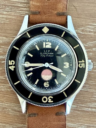 Ultra Rare Vintage Blancpain LIP Fifty Fathoms fully signed